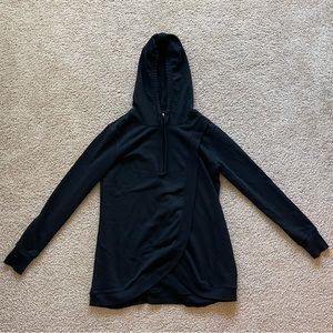Old Navy Maternity French Terry Cross-Front Nursing Tunic Hoodie